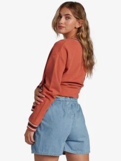 Roxy Midsummer Denim Shorts -Helena Shop arjds03021 midsummeryww bek0 bck1