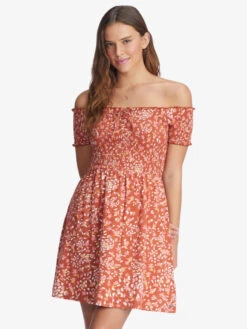 Helena Shop 12 Roxy At The Same Time Off-The-Shoulder Dress