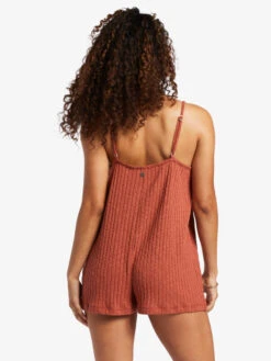 Roxy On Our Way Knit V-Neck Romper -Helena Shop arjkd03275 roxyw crq0 bck1