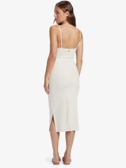 Roxy Wavey Baby Rib Knit Dress -Helena Shop arjkd03296 roxyw teh0 bck1