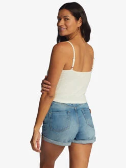 Roxy Flirty Feels V-Neck Top -Helena Shop arjkt03357 roxyw wbk0 bck1