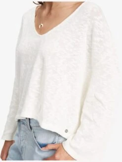 Roxy Board Walk V-Neck Top -Helena Shop arjkt03359 roxyw wbk0 dtl1