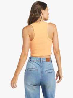 Roxy Bright Boardwalk High Knit Tank -Helena Shop arjkt03407 roxyw ngz0 bck1