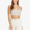 Roxy Best Time Of Day Stripe Cozy Knit Camisole