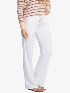Roxy Oceanside Flared Pants -Helena Shop arjnp03006 oceansidepantw wbb0 frt3