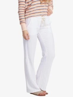 Roxy Oceanside Flared Pants -Helena Shop arjnp03006 roxyw wbb0 frt3