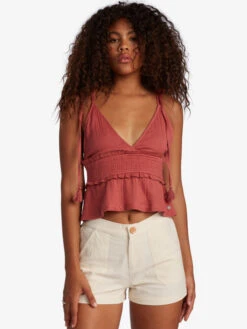 Roxy Oceanside High Waisted Short Non-Denim Shorts