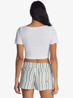 Roxy New Impossible Love Elasticized Shorts -Helena Shop arjns03181 roxyw glw3 bck1
