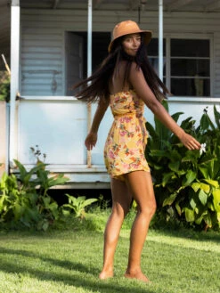 Roxy Happiness Awaits Beach Shorts -Helena Shop arjns03191 roxyl ngr6 frt3