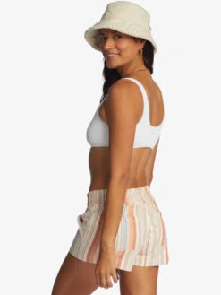 Roxy Oceanside 2 Stripe Beach Shorts -Helena Shop arjns03209 roxyw wbk3 frt2