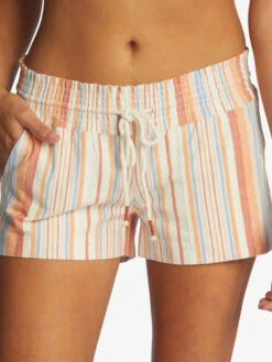 Roxy Oceanside 2 Stripe Beach Shorts -Helena Shop arjns03209 roxyw wbk3 frt3