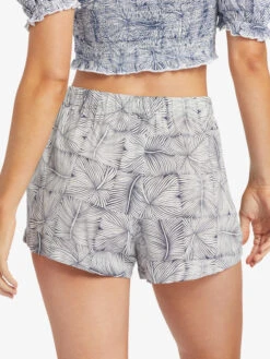 Roxy Easy Does It High Waist Shorts -Helena Shop arjns03233 roxyw bsp6 bck1