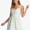 Roxy Under The Cali Sun Strappy Buttoned Dress