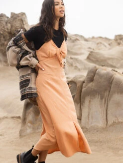 Roxy Bittersweet Step Midi Dress