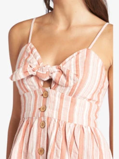 Roxy Under The Cali Sun Stripe Strappy Dress -Helena Shop arjwd03456 roxyw cns4 dtl1