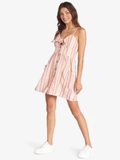 Roxy Under The Cali Sun Stripe Strappy Dress -Helena Shop arjwd03456 roxyw cns4 sd1