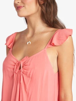 Roxy Future Thoughts Woven Strappy Mini Dress -Helena Shop arjwd03462 roxyw mjz0 dtl1