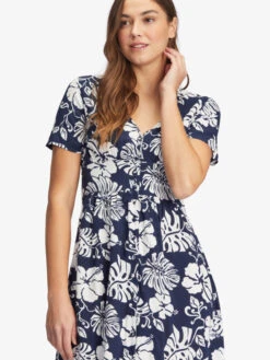 Roxy Ocean Echo Maxi Dress -Helena Shop arjwd03470 roxyw bsp6 dtl1
