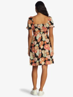 Roxy Hello Petal Mini Dress -Helena Shop arjwd03498 roxyw kvj6 bck1