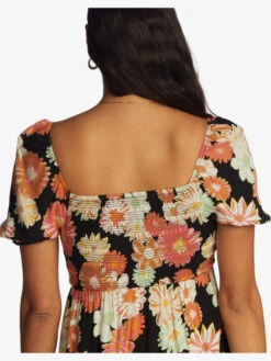 Roxy Hello Petal Mini Dress -Helena Shop arjwd03498 roxyw kvj6 bck2
