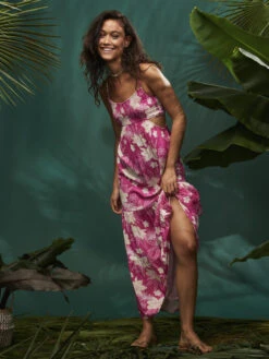 Roxy Hot Tropics Maxi Dress 11 Roxy Hot Tropics Maxi Dress -Helena Shop arjwd03514 roxym mjy6 frt1