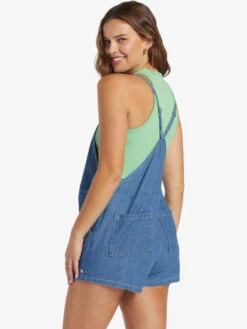 Roxy Fresh Set Strappy Short Romper -Helena Shop arjwd03519 roxyw bmtw bck1