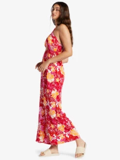 Roxy Away On Vacay Printed Wide Leg Jumpsuit -Helena Shop arjwd03520 roxyw rzn7 bck1