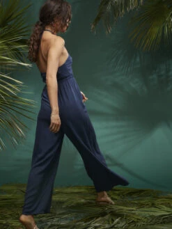 Roxy Away On Vacay Wide Leg Jumpsuit -Helena Shop arjwd03521 roxym bsp0 frt2