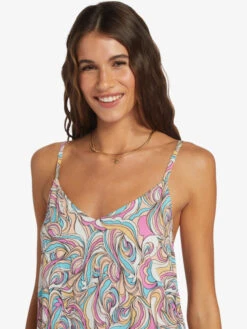 Roxy Daytrip Mini V-Neck Slip Dress -Helena Shop arjwd03522 roxyw mdr6 frt3