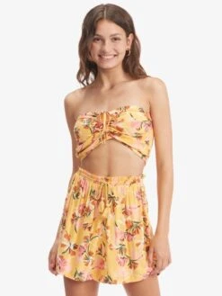 Roxy Island Hops Halter Tube Top -Helena Shop arjwt03281 roxyw ngr6 frt1