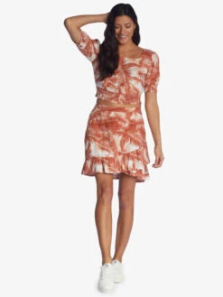 Roxy Abundant Swell Woven Top -Helena Shop arjwt03310 roxyw cns6 frt9