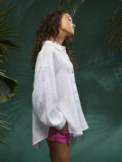 Roxy Mellow Morning Long Sleeve Shirt -Helena Shop arjwt03318 roxym wbk0 frt2