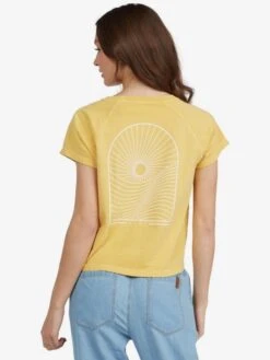 Roxy Sun Lines Oversized T-Shirt -Helena Shop arjzt06990 roxyw yhv0 bck1