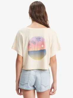 Roxy When In Hawaii Boat Neck T-Shirt 8 Roxy When In Hawaii Boat Neck T-Shirt -Helena Shop arjzt07135 roxyw teh0 bck1