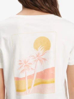 Roxy Palm Lines T-Shirt -Helena Shop arjzt07145 roxyw wbk0 dtl1