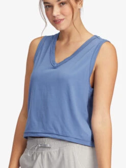 Roxy Sun Might Shine V-Neck Tank Top -Helena Shop arjzt07276 roxyw bng0 dtl1