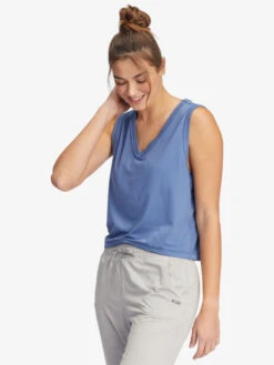 Roxy Sun Might Shine V-Neck Tank Top -Helena Shop arjzt07276 roxyw bng0 sd1