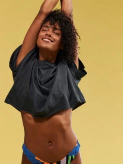 Roxy Twin Palms Drop Shoulder T-shirt -Helena Shop arjzt07514 roxym kvj0 frt10