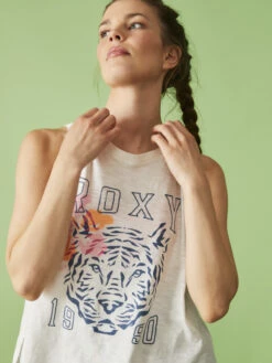 Roxy Meower Power Sleeveless T-Shirt -Helena Shop arjzt07537 roxym wbk0 bck2