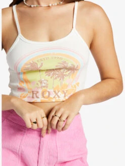 Roxy Haleiwa Moment Cropped Tank Top -Helena Shop arjzt07544 roxyw wbk0 frt3