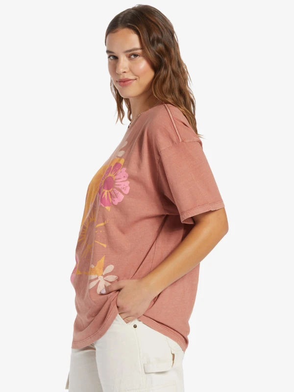 Roxy Florals Oversized T-shirt 2 Roxy Florals Oversized T-shirt - Image 2