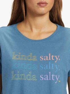 Roxy Kinda Salty Boyfriend T-shirt -Helena Shop arjzt07626 roxyw bng0 frt3