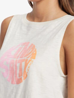 Roxy Kinda Salty Sleeveless T-Shirt -Helena Shop arjzt07675 roxyw teh0 frt3