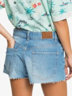 Roxy Kissing The Swell Denim Shorts -Helena Shop erjds03252 roxyw bmtw bck1