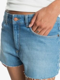 Roxy Kissing The Swell Denim Shorts -Helena Shop erjds03252 roxyw bmtw frt3
