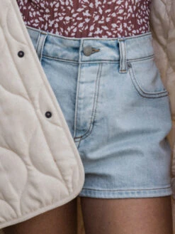 Roxy Call Me Back Denim Shorts -Helena Shop erjds03274 roxyl bfg0 frt3