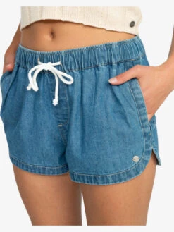 Roxy New Impossible Denim Shorts -Helena Shop erjds03279 roxyw bmtw frt3