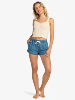 Roxy New Impossible Denim Shorts -Helena Shop erjds03279 roxyw bmtw frt9