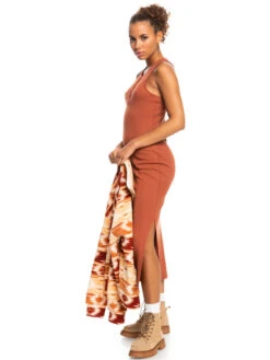 Roxy Moon Glow Rib Knit Dress -Helena Shop erjkd03401 roxyw cns0 frt9