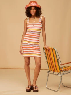 Roxy Surf.Kind.Kate. Rib Knit Dress 15 Roxy Surf.Kind.Kate. Rib Knit Dress -Helena Shop erjkd03428 roxym nle3 bck9